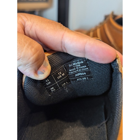 Dr Martens DMS Mens Brown Leather Lace Up Oxford Shoes Size 12 11UK 46EU C1 - Picture 5 of 10